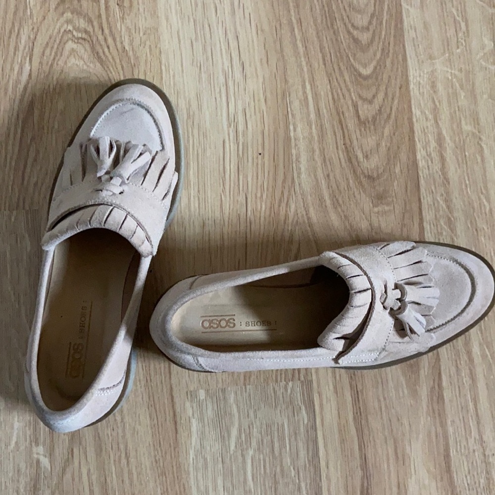 ASOS Pink Platform Loafers - Picture 2 of 9